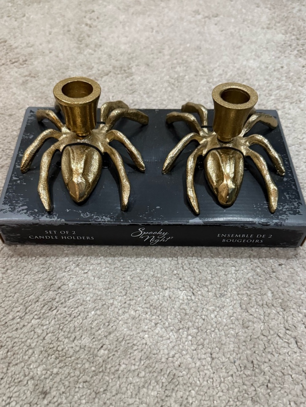 Spider Candlestick Holders